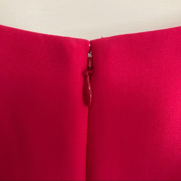 J. Crew Pink Spaghetti Strap Dress w/ Slit - Picture 7 of 8